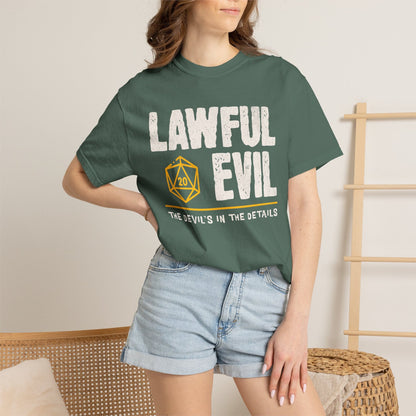 Lawful Evil Shirt - D&D Alignment T-shirt - Comfort Colors