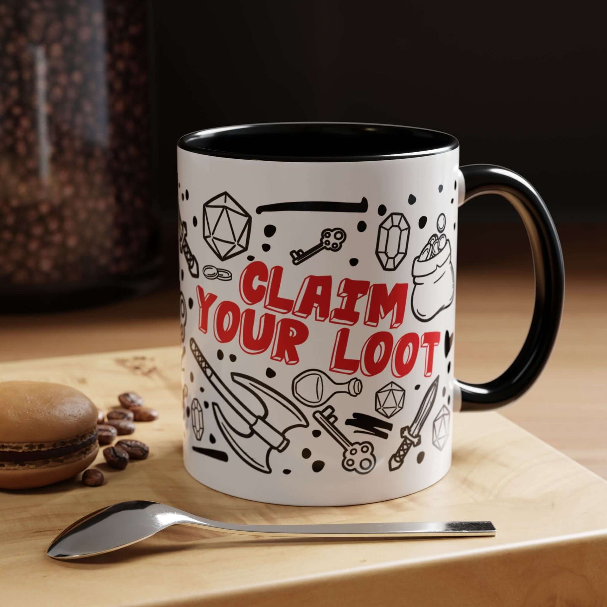 D&D Slay The Day Mug Size: 11oz Color: Black