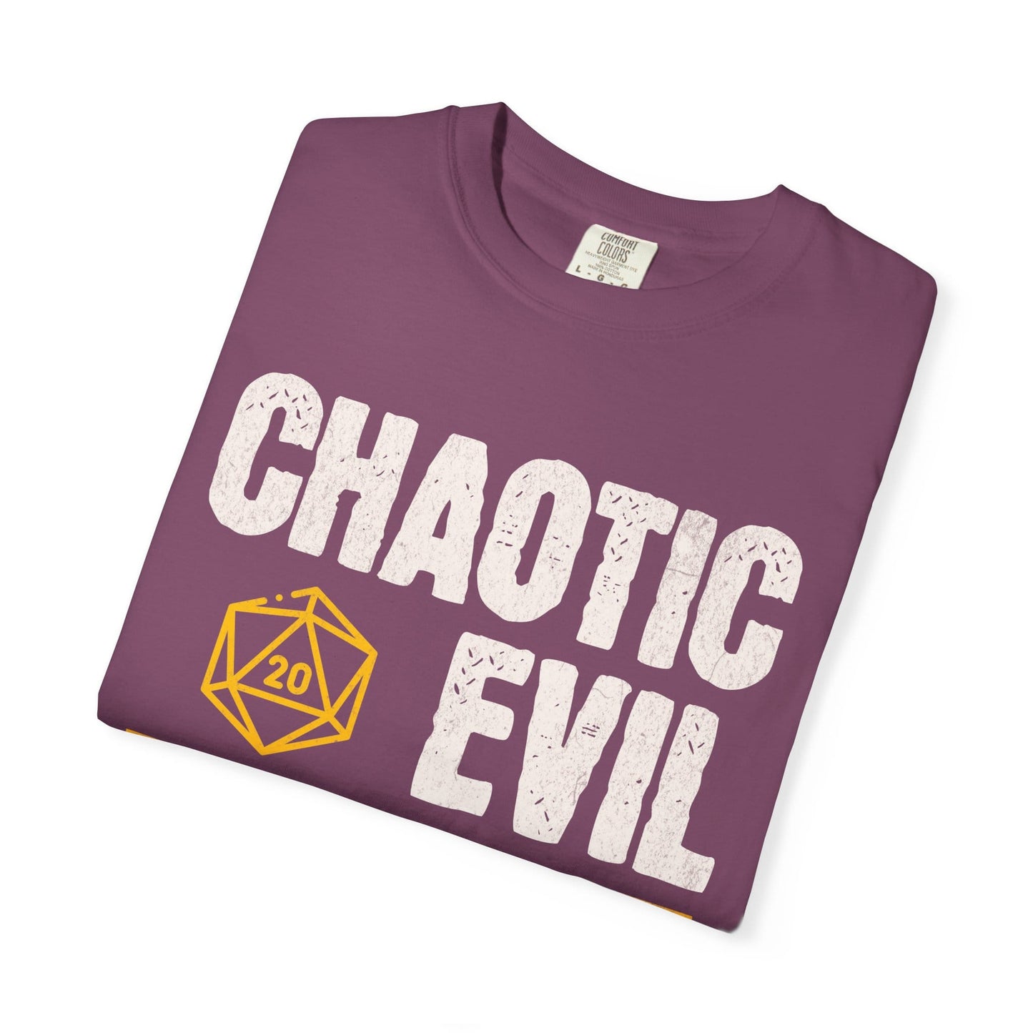 Chaotic Evil Shirt - D&D Alignment T-shirt - Comfort Colors