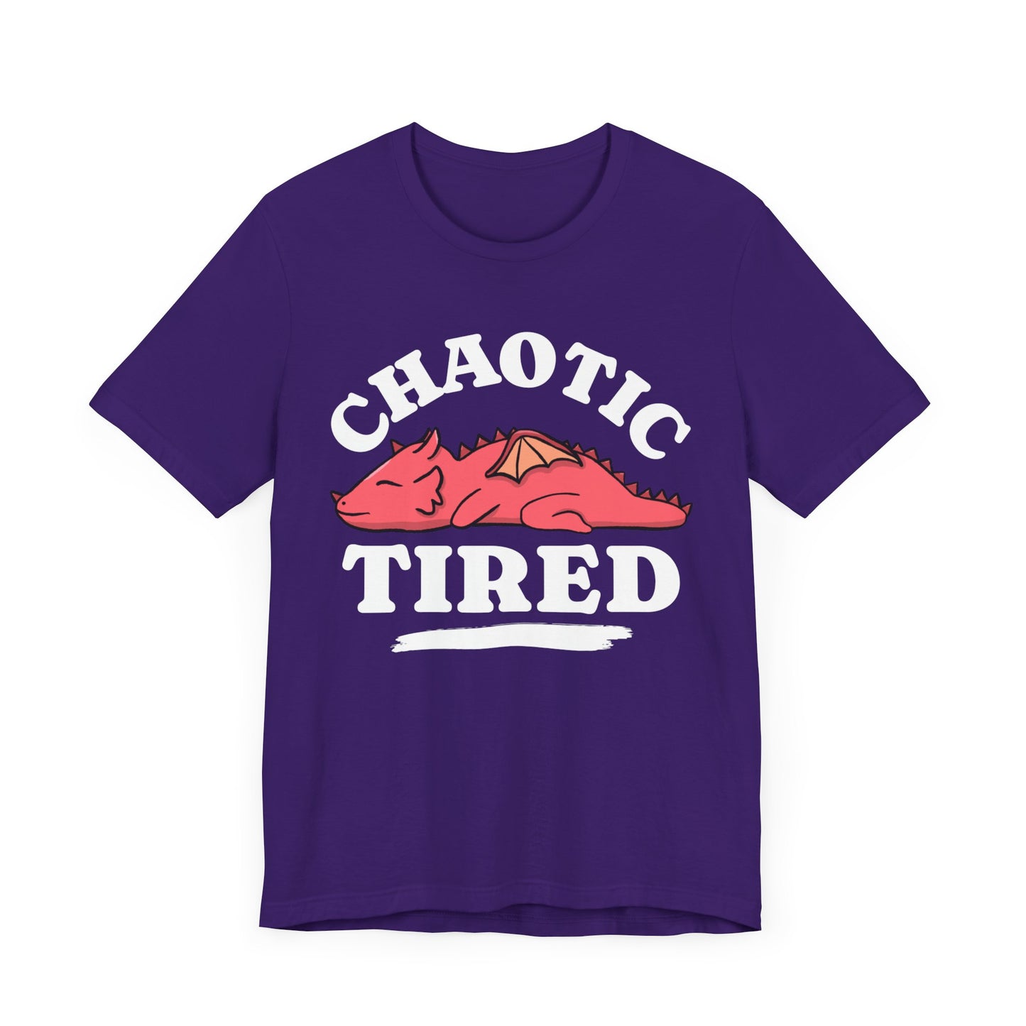 Alignment: Chaotic Tired T-shirt Color: Team Purple Size: S