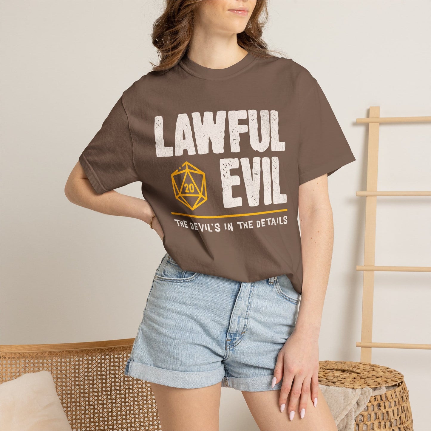 Lawful Evil Shirt - D&D Alignment T-shirt - Comfort Colors