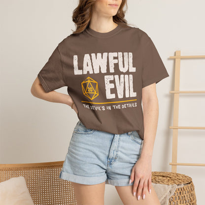 Lawful Evil Shirt - D&D Alignment T-shirt - Comfort Colors