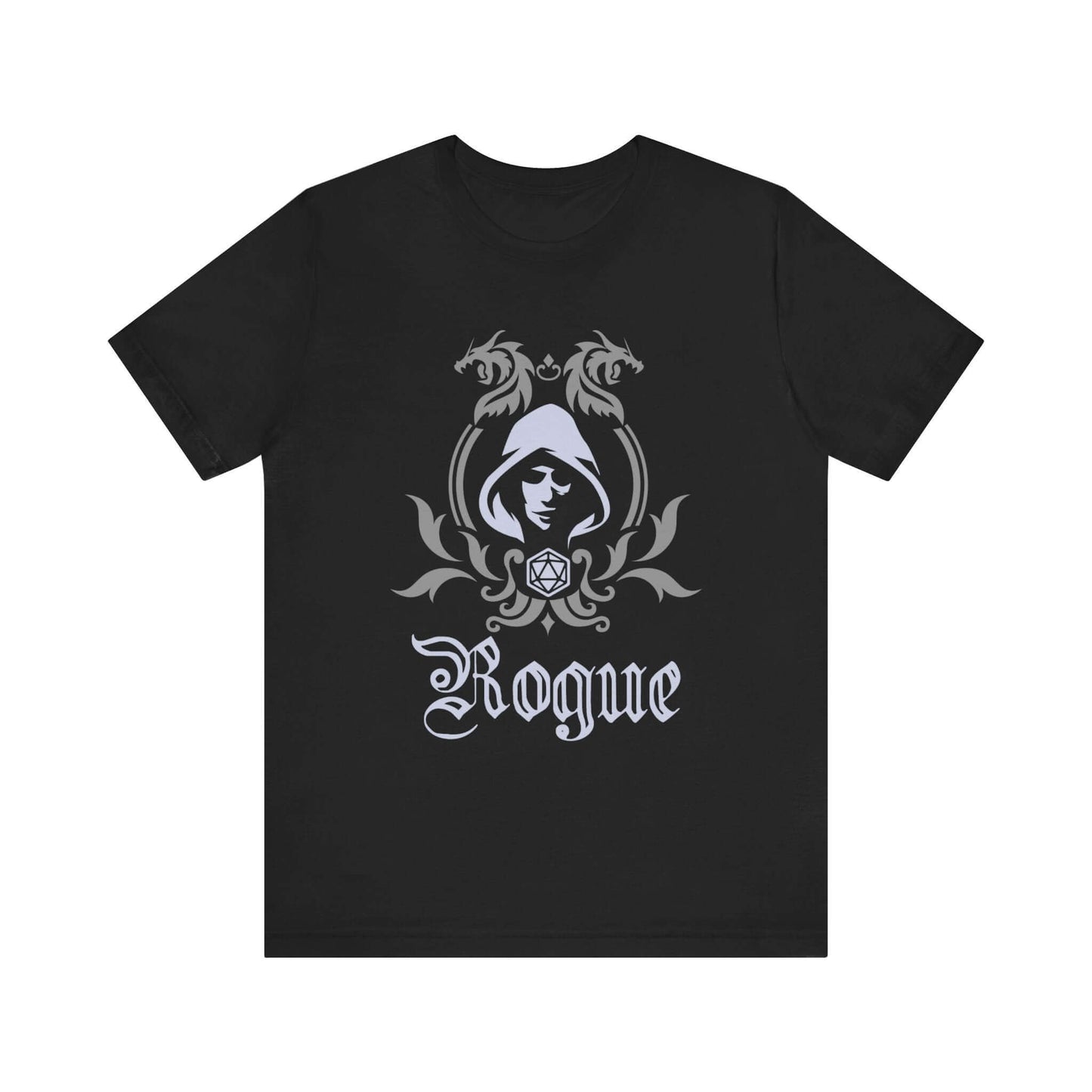 D&D Rogue Class Emblem T-Shirt Color: Black Size: S