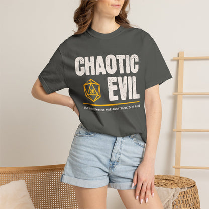 Chaotic Evil Shirt - D&D Alignment T-shirt - Comfort Colors