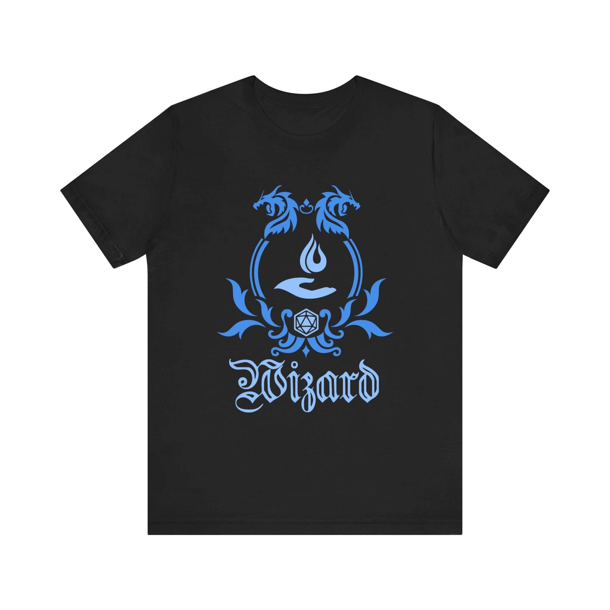 D&D Wizard Class Emblem T-Shirt Color: Black Size: S