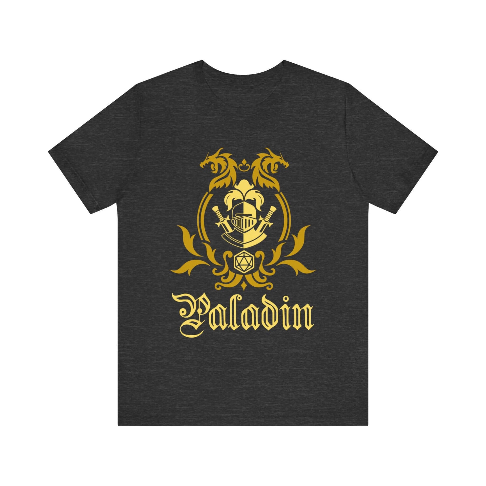 D&D Paladin Class Emblem T-Shirt Color: Dark Grey Heather Size: S