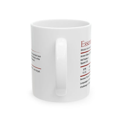 D&D Essential NPC Stat Block Mug