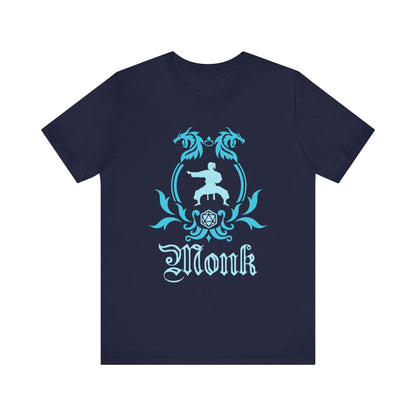 D&D Monk Class Emblem T-Shirt Color: Navy Size: S