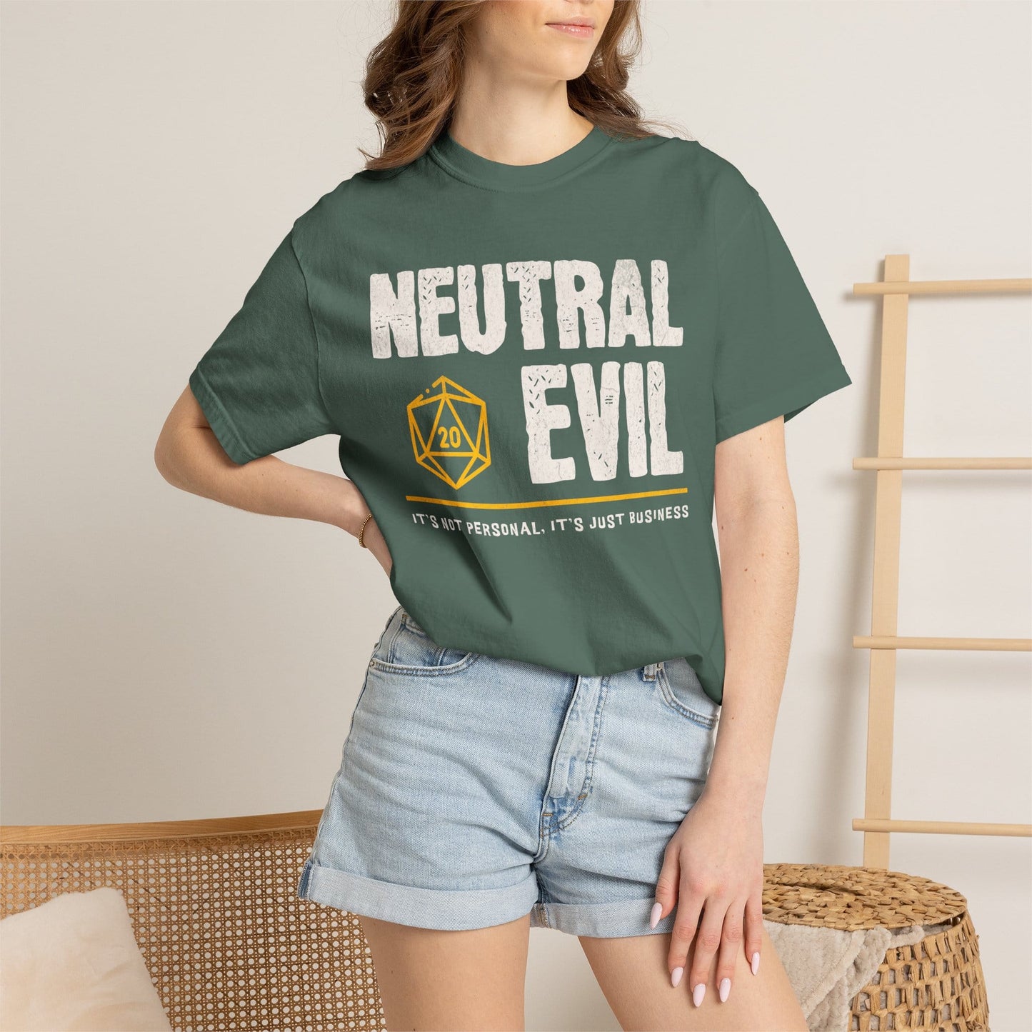 Neutral Evil Shirt - D&D Alignment T-shirt - Comfort Colors