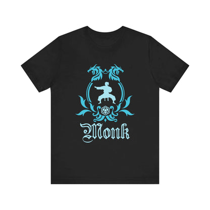 D&D Monk Class Emblem T-Shirt Color: Black Size: S