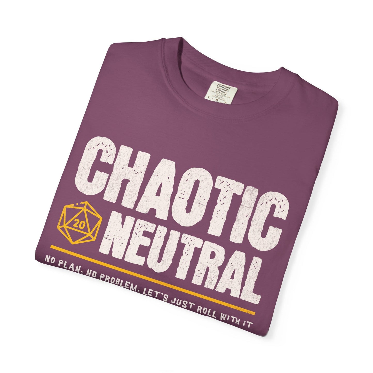 Chaotic Neutral Shirt - D&D Alignment T-shirt - Comfort Colors