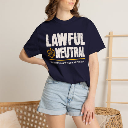 Lawful Neutral Shirt - D&D Alignment T-shirt - Comfort Colors