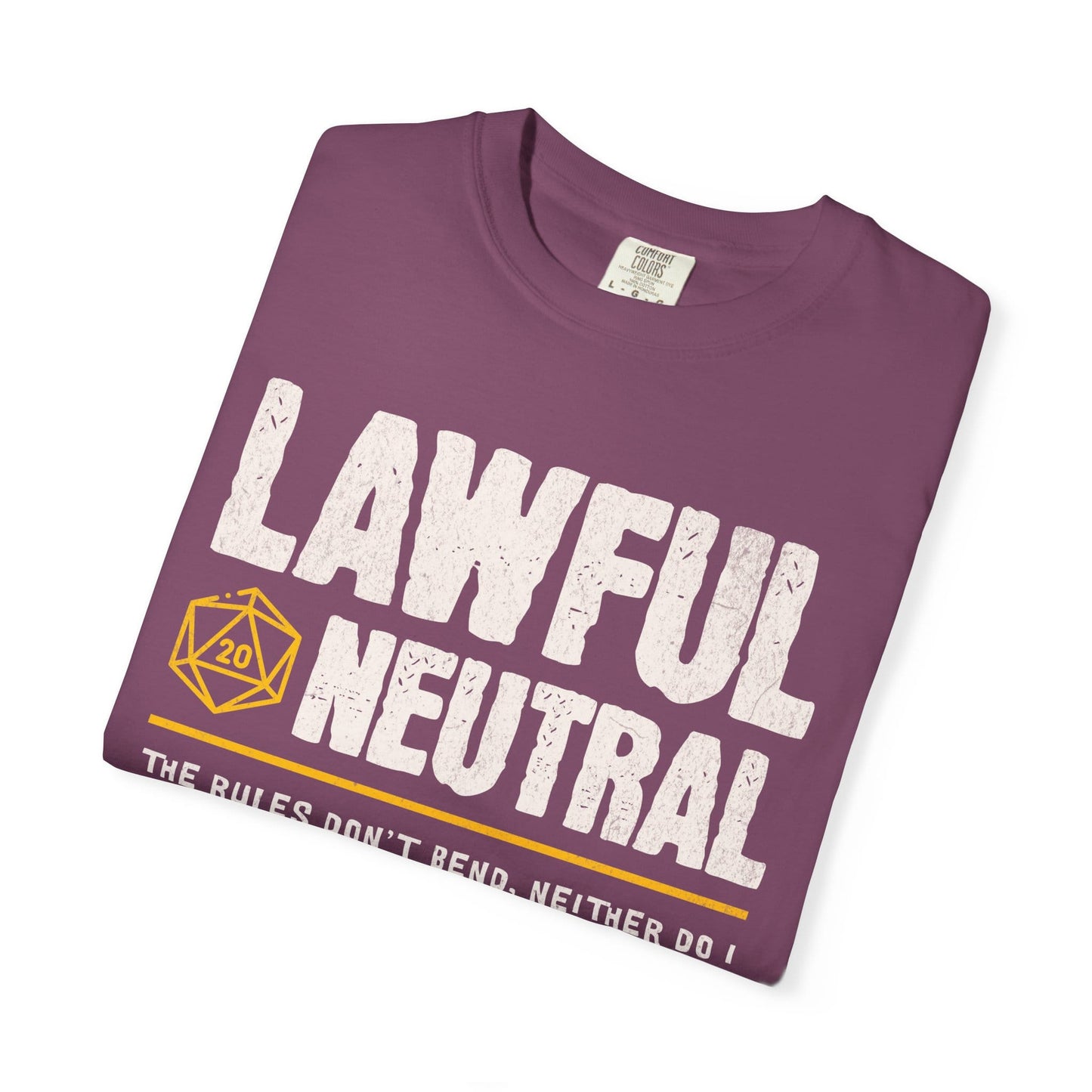 Lawful Neutral Shirt - D&D Alignment T-shirt - Comfort Colors