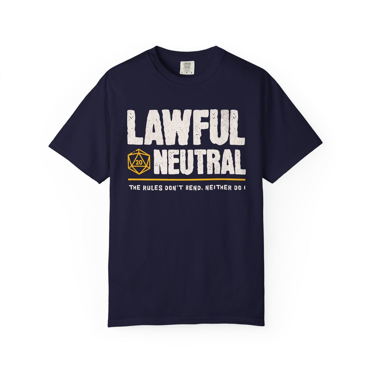 Lawful Neutral Shirt - D&D Alignment T-shirt - Comfort Colors
