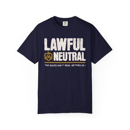 Lawful Neutral Shirt - D&D Alignment T-shirt - Comfort Colors