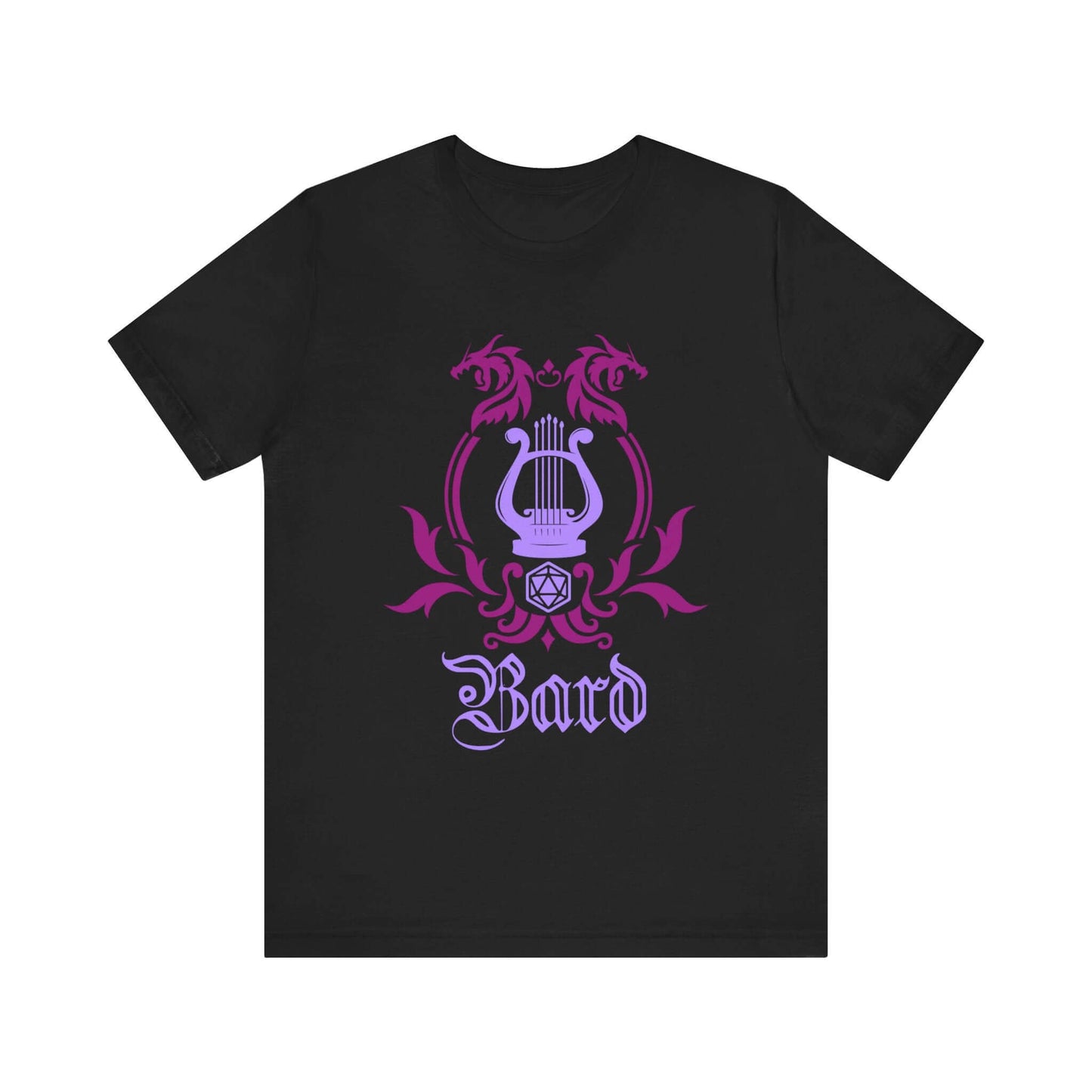 D&D Bard Class Emblem T-Shirt Color: Black Size: S