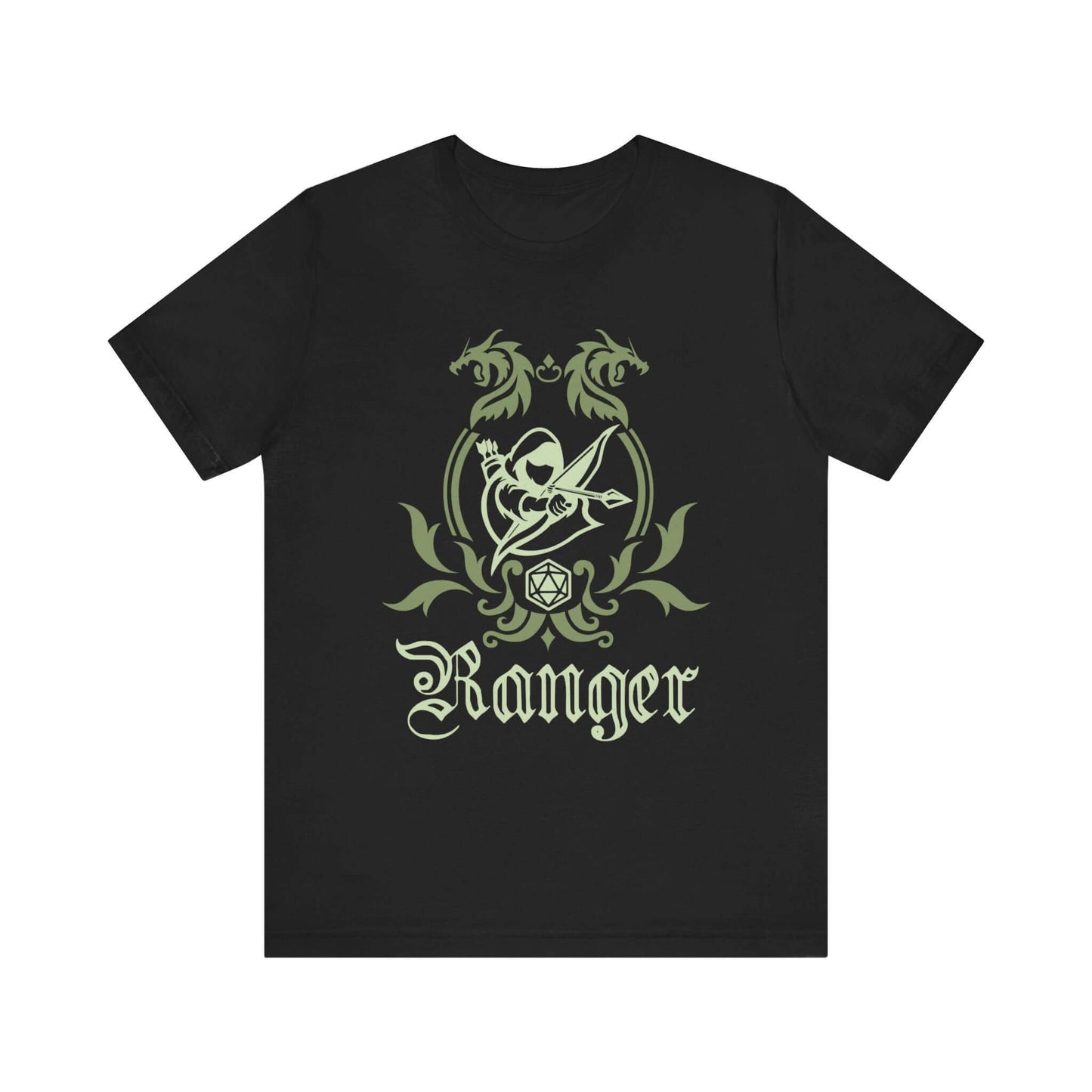 D&D Ranger Class Emblem T-Shirt Color: Black Size: S