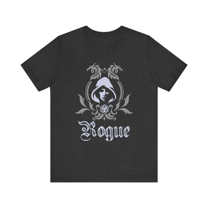 D&D Rogue Class Emblem T-Shirt Color: Dark Grey Heather Size: S