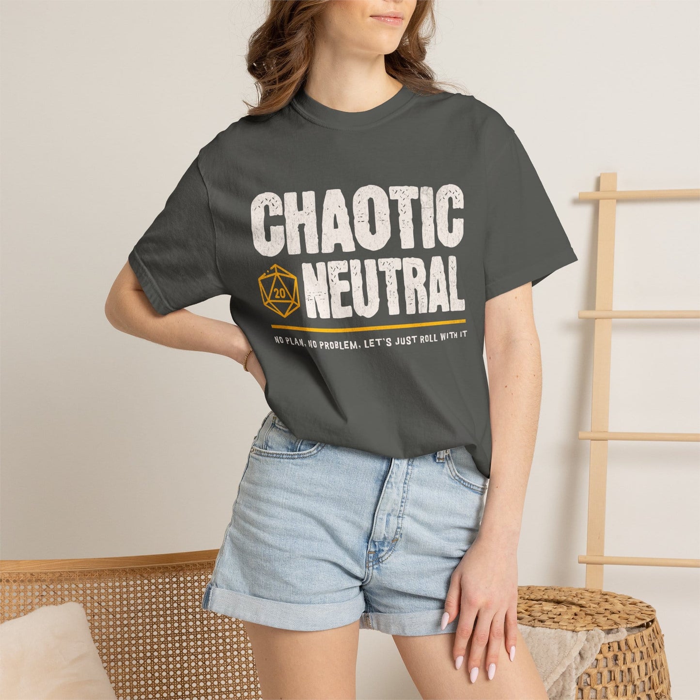 Chaotic Neutral Shirt - D&D Alignment T-shirt - Comfort Colors