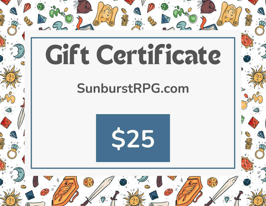 Sunburst RPG Digital Gift Card