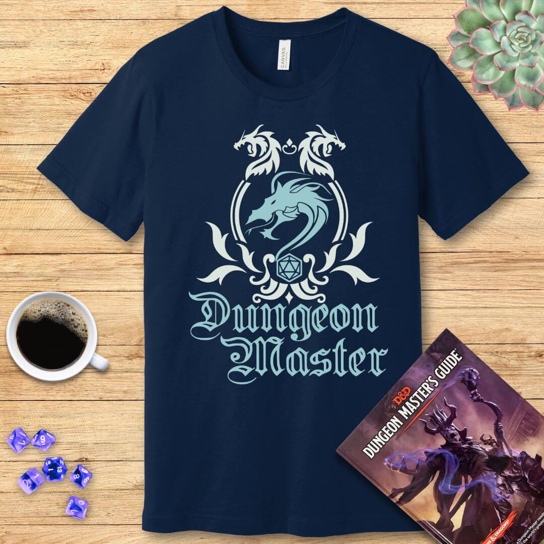 D&D Dungeon Master Emblem T-Shirt Color: Black Size: S