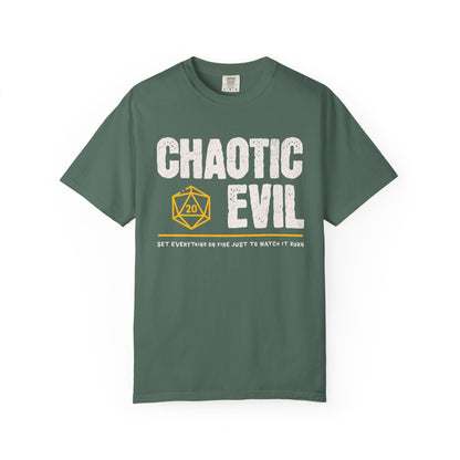 Chaotic Evil Shirt - D&D Alignment T-shirt - Comfort Colors