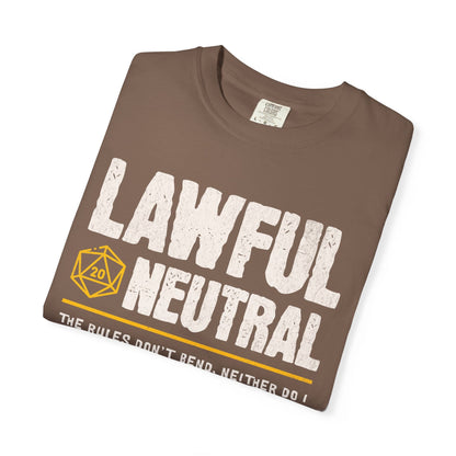 Lawful Neutral Shirt - D&D Alignment T-shirt - Comfort Colors