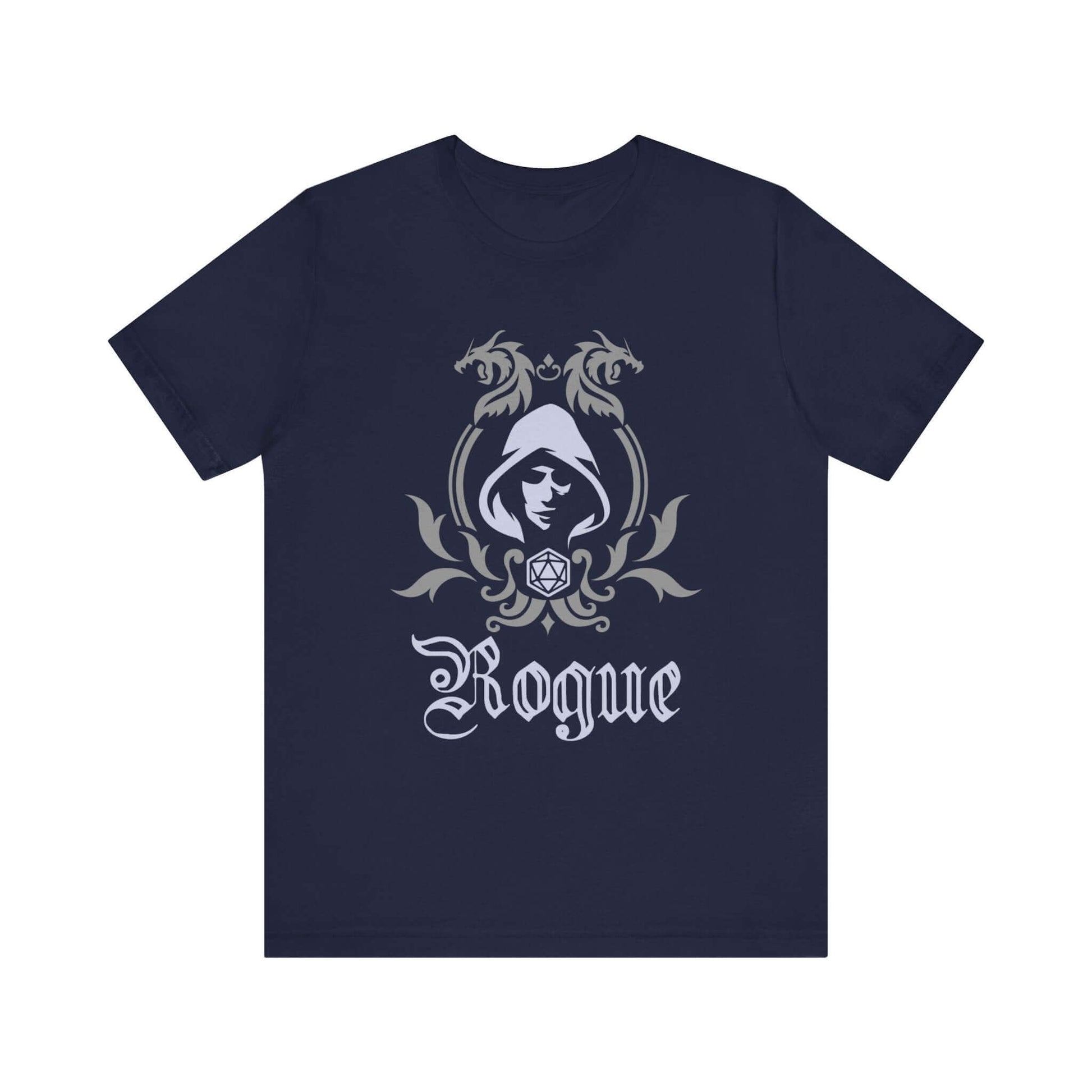 D&D Rogue Class Emblem T-Shirt Color: Navy Size: S