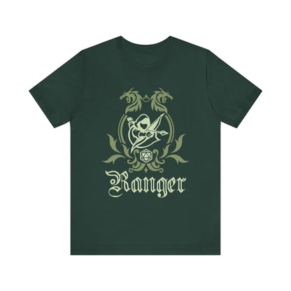 D&D Ranger Class Emblem T-Shirt Color: Forest Size: S