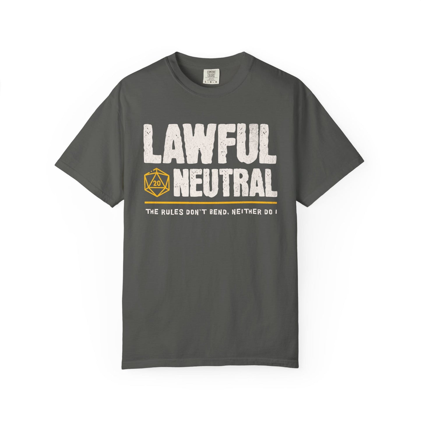 Lawful Neutral Shirt - D&D Alignment T-shirt - Comfort Colors