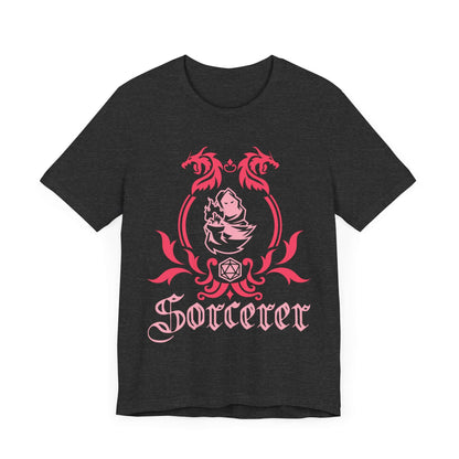 D&D Sorcerer Class Emblem T-Shirt Color: Dark Grey Heather Size: S