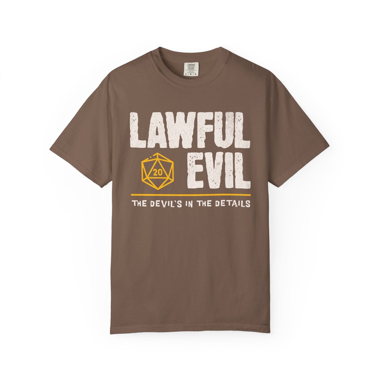 Lawful Evil Shirt - D&D Alignment T-shirt - Comfort Colors