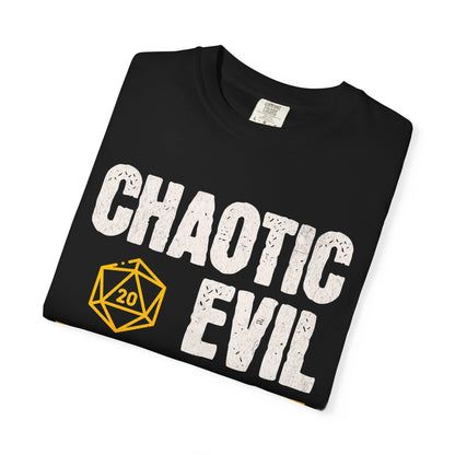 Chaotic Evil Shirt - D&D Alignment T-shirt - Comfort Colors