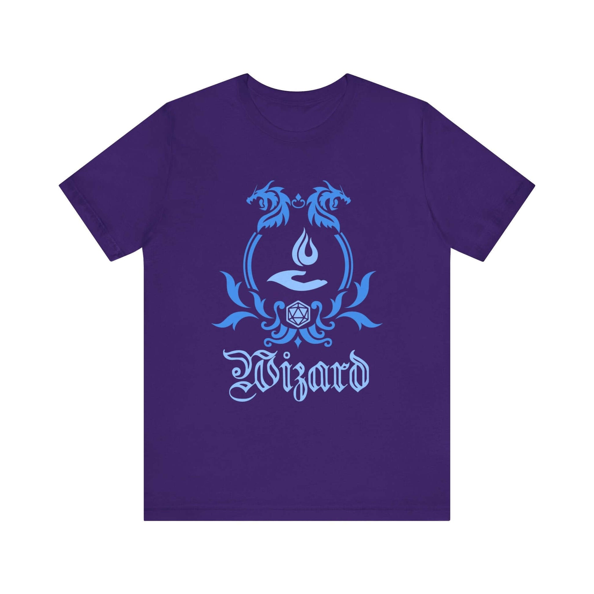 D&D Wizard Class Emblem T-Shirt Color: Team Purple Size: S