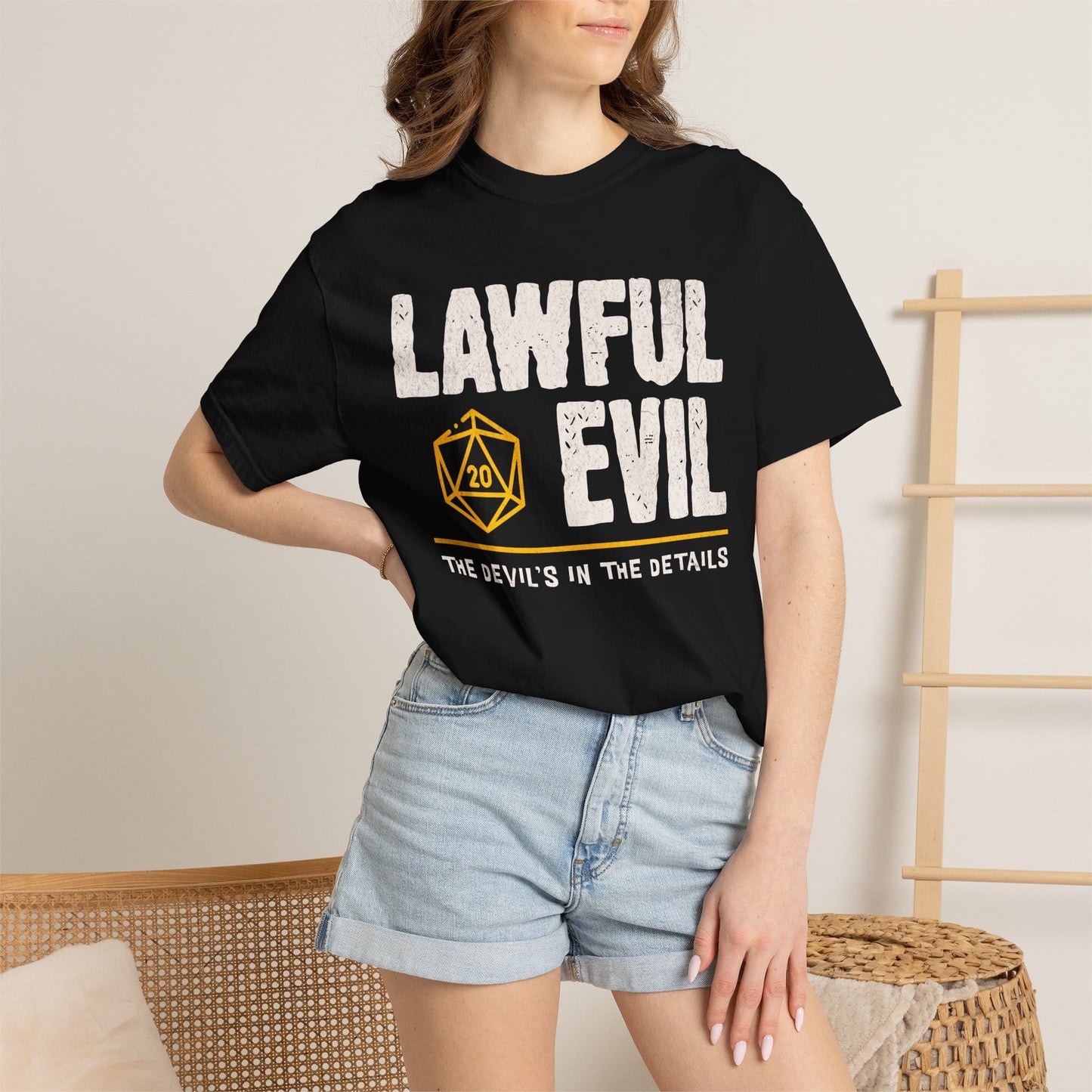 Lawful Evil Shirt - D&D Alignment T-shirt - Comfort Colors