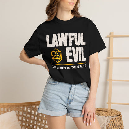 Lawful Evil Shirt - D&D Alignment T-shirt - Comfort Colors