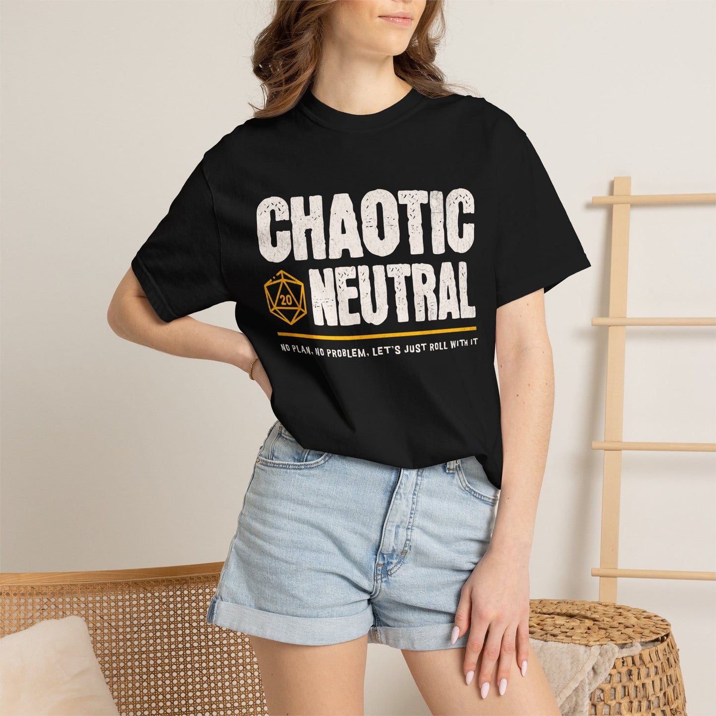 Chaotic Neutral Shirt - D&D Alignment T-shirt - Comfort Colors