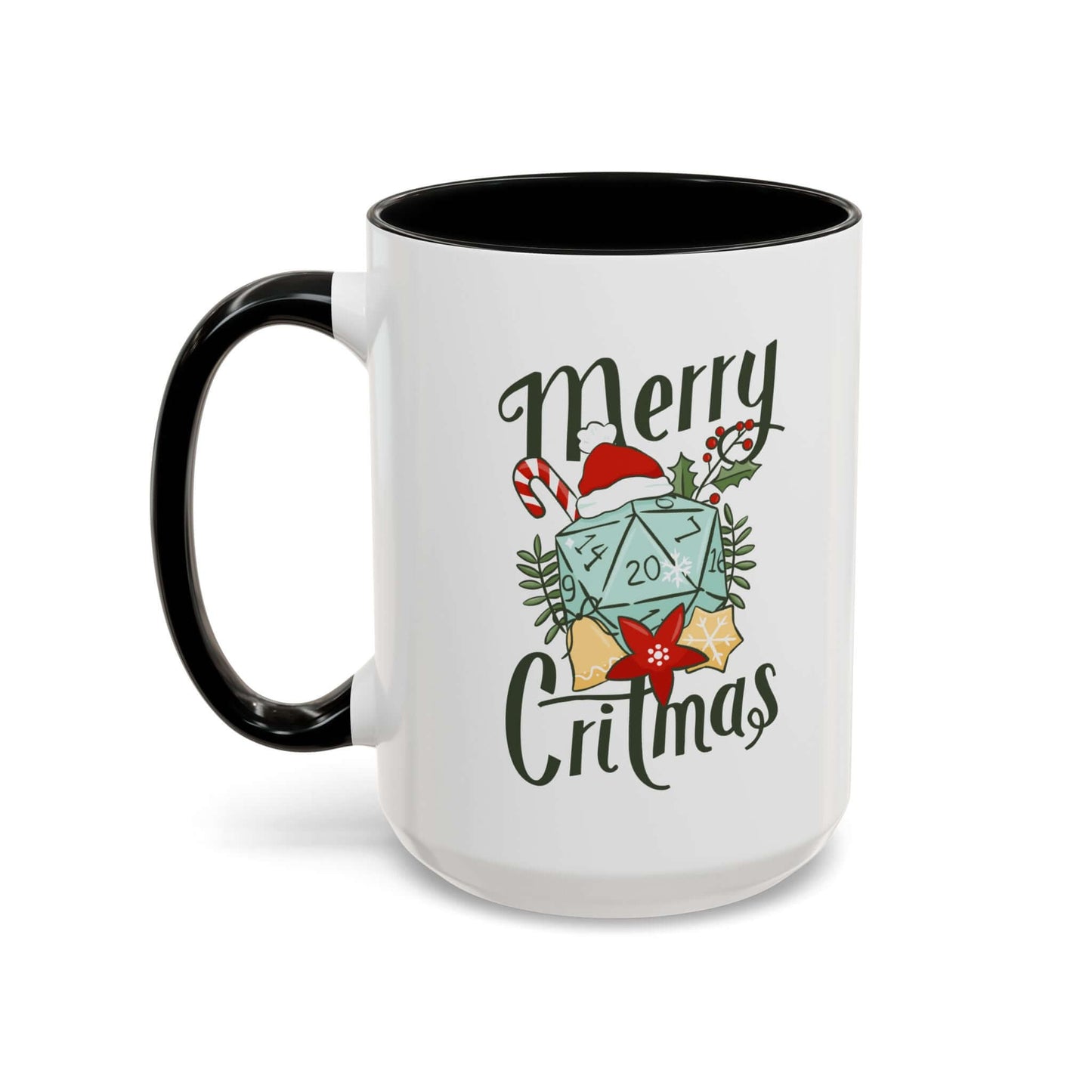 DnD Christmas Mug Size: 15oz Color: Black