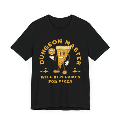 D&D Dungeon Master for Pizza T-Shirt Color: Black Size: S