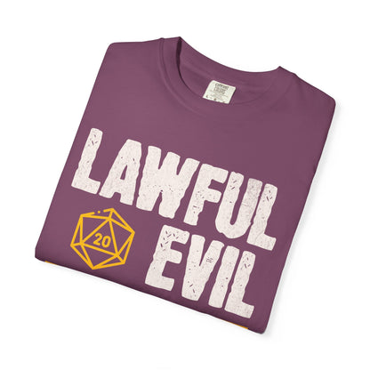 Lawful Evil Shirt - D&D Alignment T-shirt - Comfort Colors