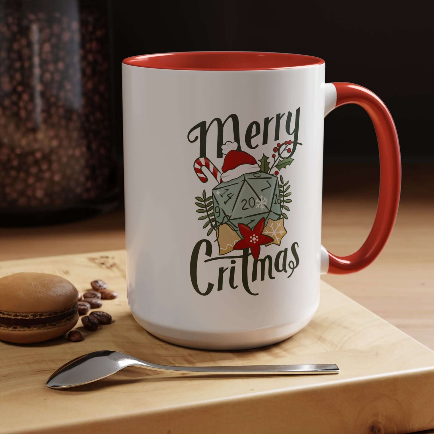 DnD Christmas Mug Size: 11oz Color: Black