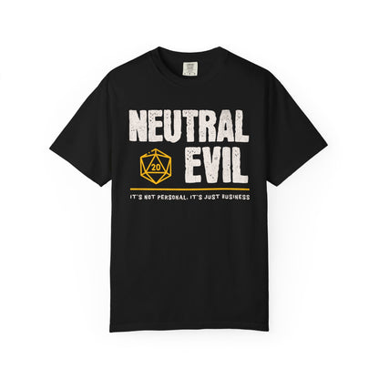 Neutral Evil Shirt - D&D Alignment T-shirt - Comfort Colors