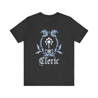 D&D Cleric Class Emblem T-Shirt Color: Dark Grey Heather Size: S