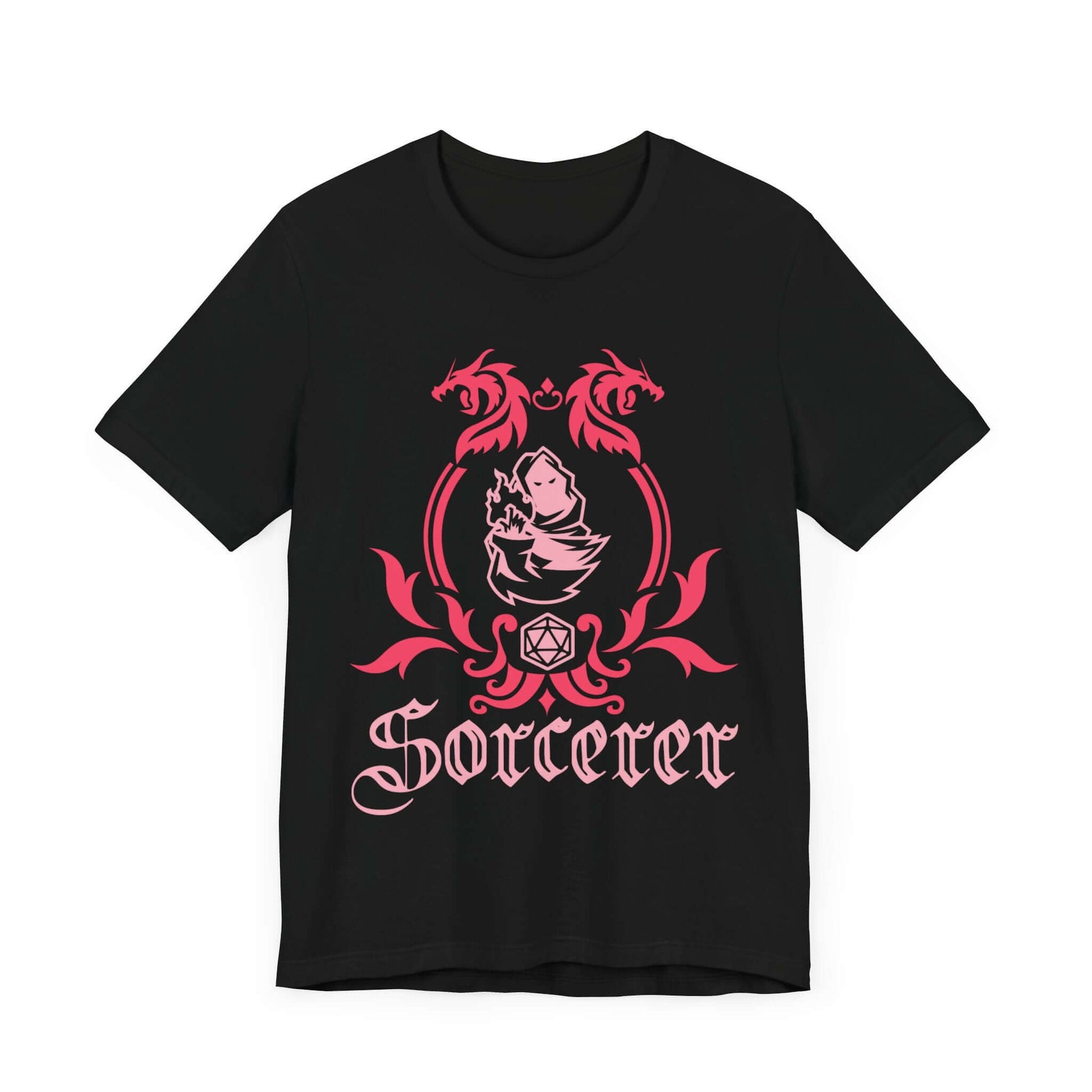 D&D Sorcerer Class Emblem T-Shirt Color: Black Size: S