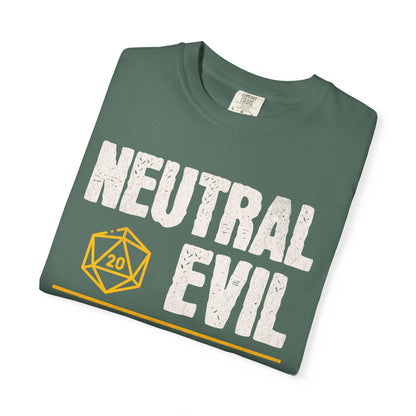 Neutral Evil Shirt - D&D Alignment T-shirt - Comfort Colors