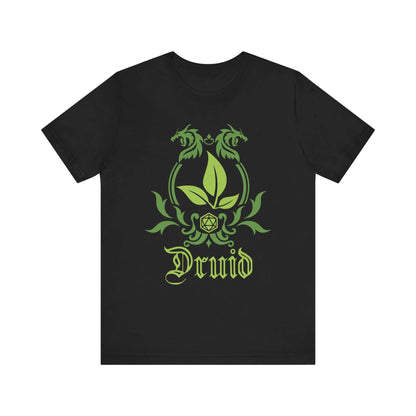 D&D Druid Class Emblem T-Shirt Color: Black Size: S