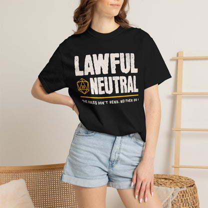 Lawful Neutral Shirt - D&D Alignment T-shirt - Comfort Colors