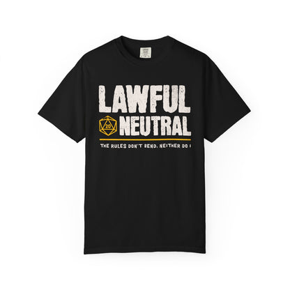 Lawful Neutral Shirt - D&D Alignment T-shirt - Comfort Colors