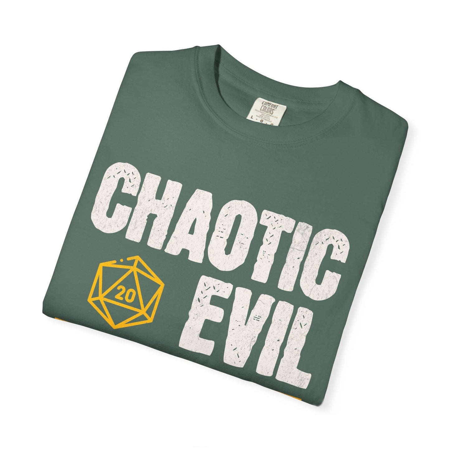 Chaotic Evil Shirt - D&D Alignment T-shirt - Comfort Colors