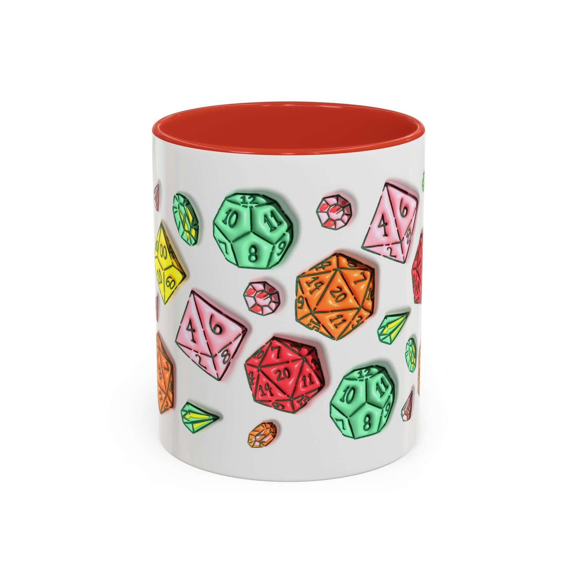 D&D Faux 3D Dice Mug Size: 11oz Color: Black